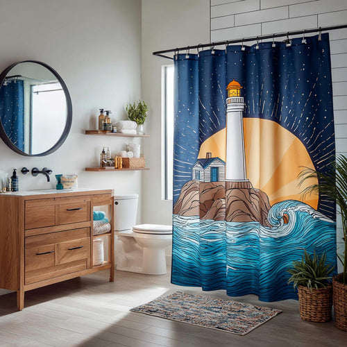 Harbor Calm Shower Curtain NCU0DV1949