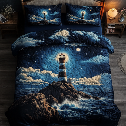 Harbor Glow 3-Piece Quilted Bedding Set NCU0DDK214