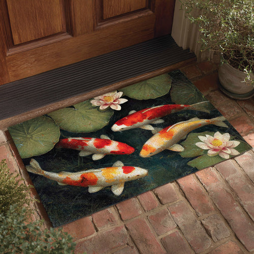 Harmony Koi Fish Doormat NCU0HH621