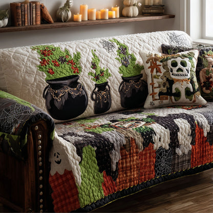 Harvest Cauldron Quilted Sofa Cover NCU0PTT3246