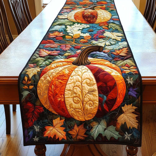 Harvest Charm Quilted Table Runner NCU0NT1348