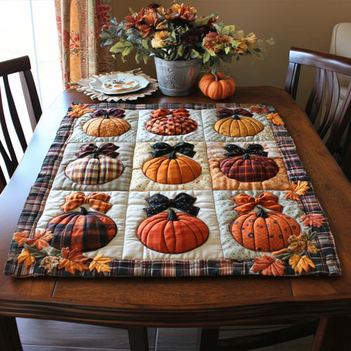 Harvest Cozy Lane Quilted Table Topper NCU0NNT1028