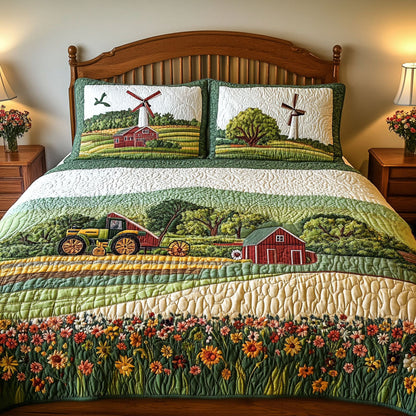 Harvest Fields Duvet Cover Set NCU0PTT350