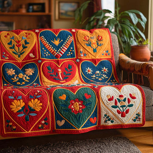 Harvest Garden Quilted Blanket NCU0NXD1259