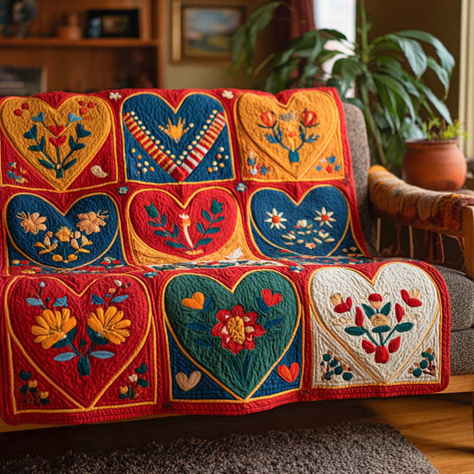 Harvest Garden Quilted Blanket NCU0NXD1259