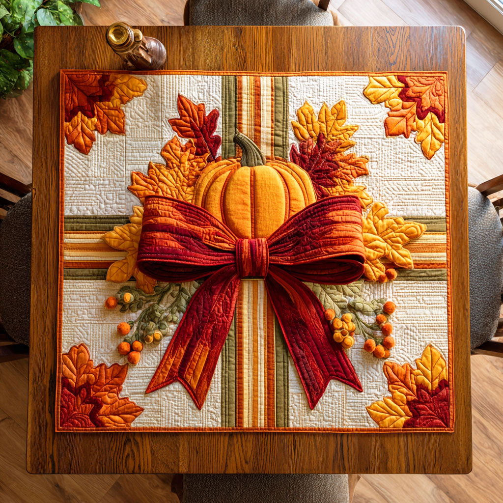 Harvest Glow Quilted Table Topper NCU0NTD337