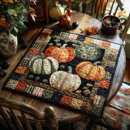 Harvest Grins Quilted Table Topper NCU0PTT847