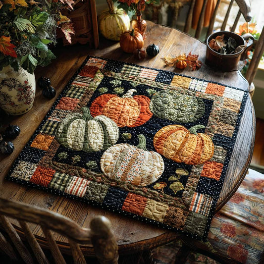 Harvest Grins Quilted Table Topper NCU0PTT847