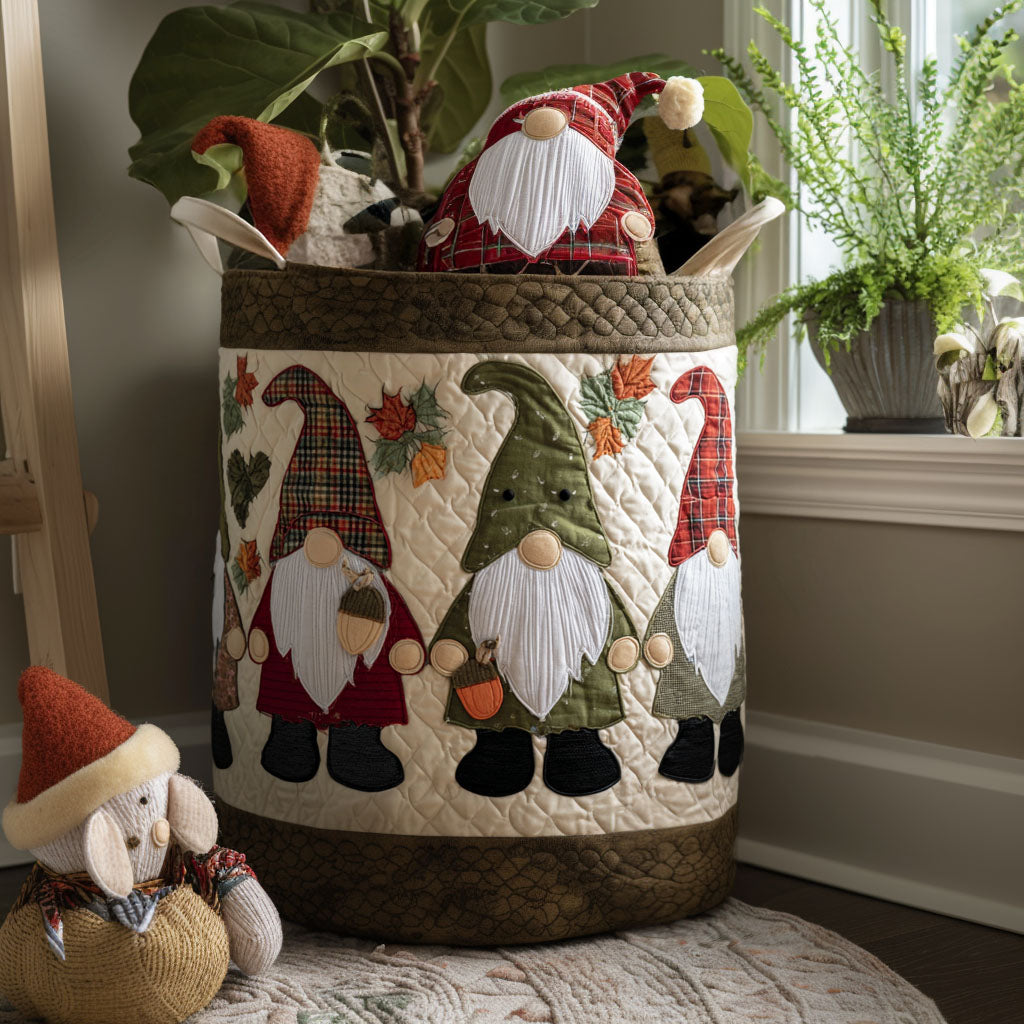 Harvest Hugger Quilted Laundry Basket NCU0PTT1048