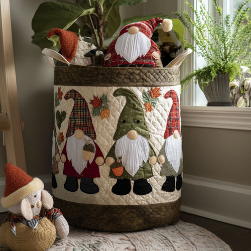 Harvest Hugger Quilted Laundry Basket NCU0PTT1048