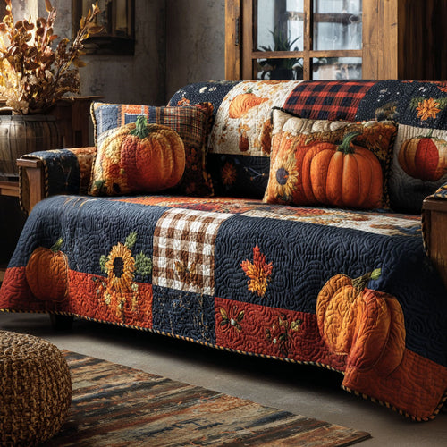 Harvest Keepsake Quilted Sofa Cover NCU0PTT3213