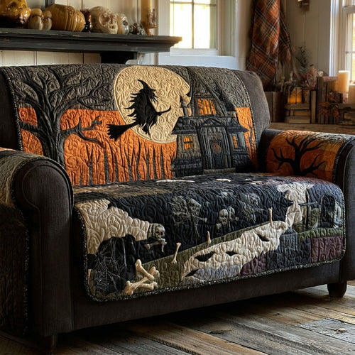 Harvest Moon Witch Quilted Sofa Cover NCU0PTT3247
