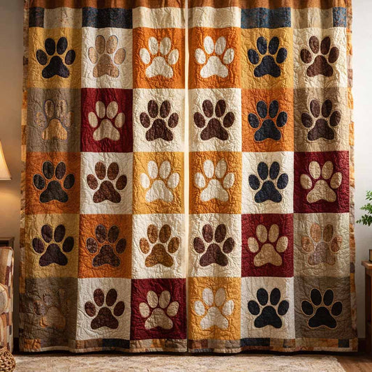 Harvest Paws Quilted Curtains NCU0NXD1673