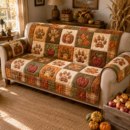 Harvest Paws Quilted Sofa Cover NCU0NTD2026