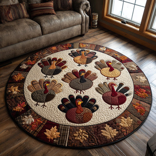 Harvest Pride Quilted Round Mat NCU0DV1050