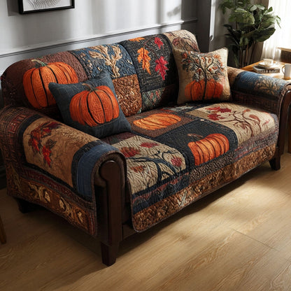 Harvest Reflections Quilted Sofa Cover NCU0PTT3210