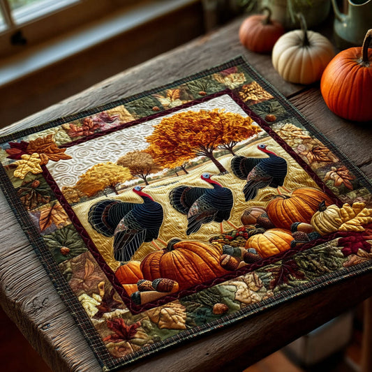 Harvest Walk Quilted Table Topper NCU0NTV279