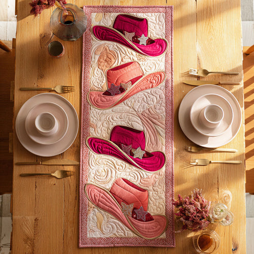 Hat Harmony Quilted Table Runner NCU0NTV814