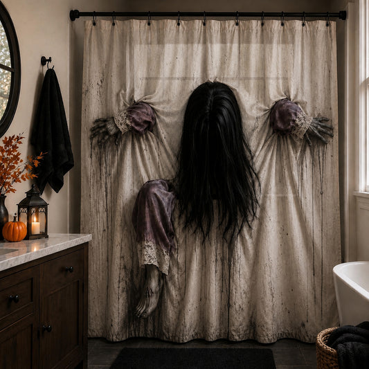 Haunted Figure Shower Curtain NCU0DV2397