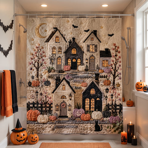 Haunted Hollow Village Shower Curtain NCU0DV2281