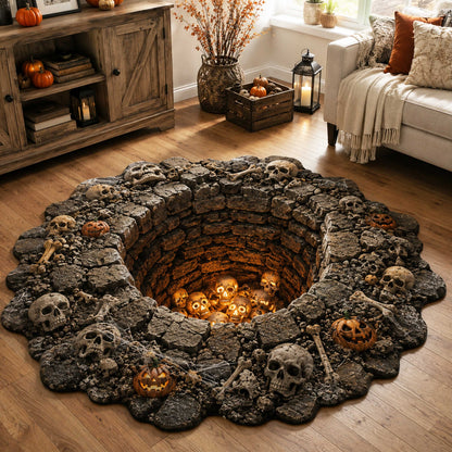 Haunted Abyss Custom Shape Area Rug NCU0NTD2207