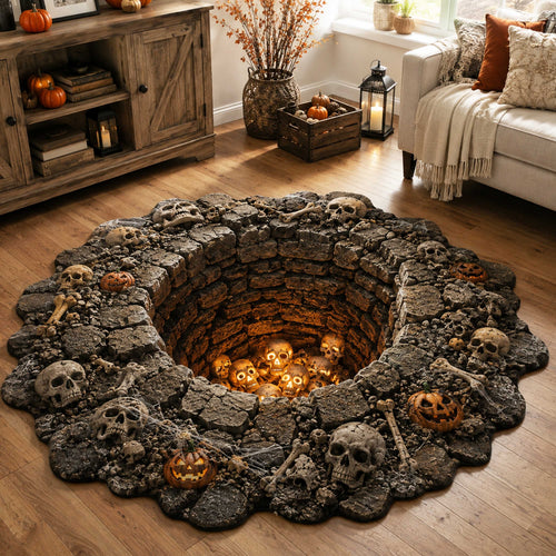 Haunted Abyss Custom Shape Area Rug NCU0NTD2207