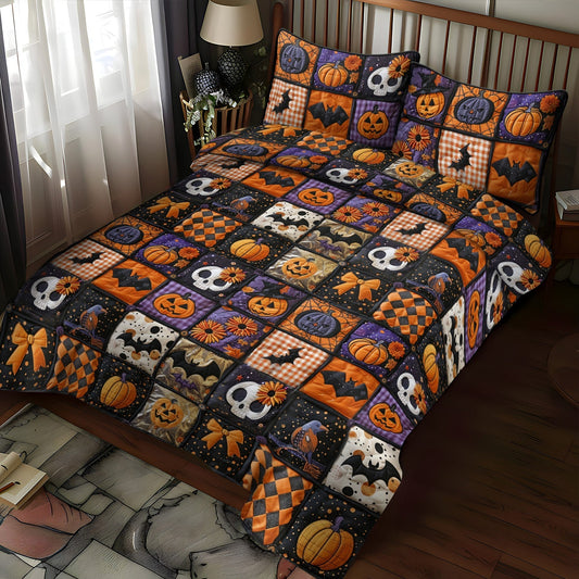 Haunted Dreams 3-Piece Quilted Bedding Set NCU0PT932