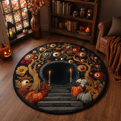 Haunted Eye Portal Quilted Round Mat NCU0PTT3226
