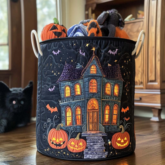 Haunted Glow Quilted Laundry Basket NCU0NNT1467