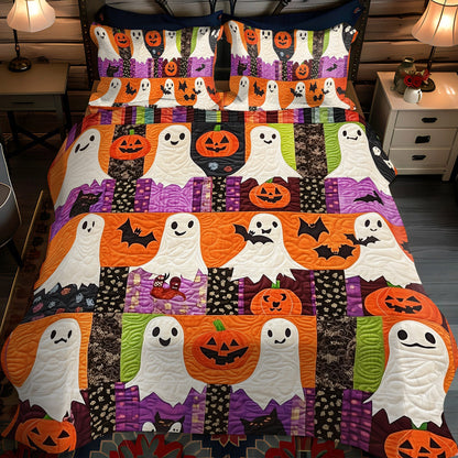 Haunted Harvest Dreams Quilted Bedding Set NCU0DV950