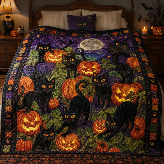 Haunted Harvest Quilted Blanket NCU0DV2219