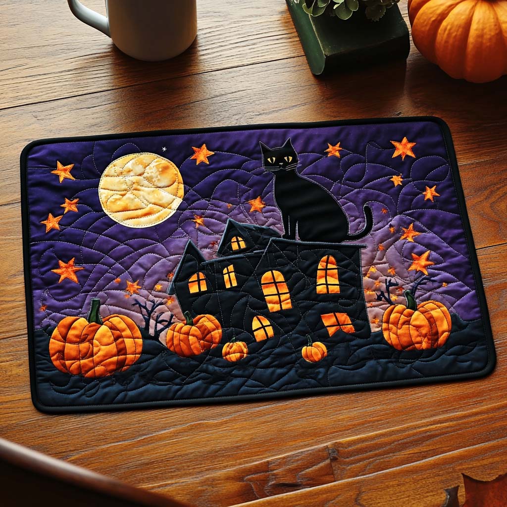 Haunted Night Quilted Placemat NCU0NT960