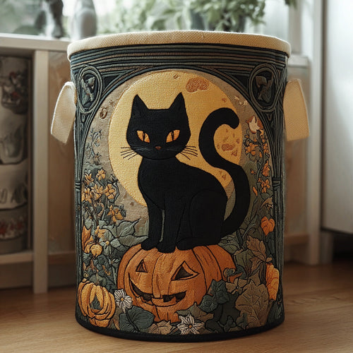 Haunted Paws Quilted Laundry Basket NCU0PVL511