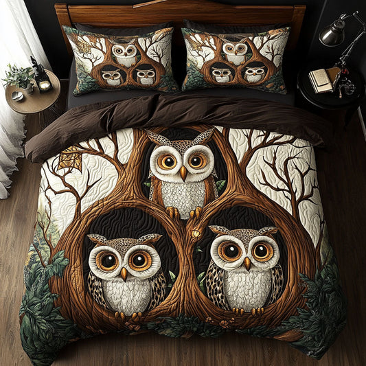 Hazel Eyes 3-Piece Quilted Bedding Set NCU0PTT1280