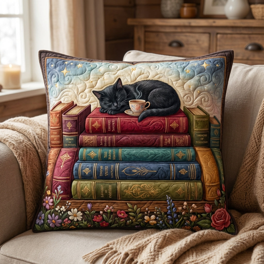 Healing Cat Quilted Pillow Case NCU0NTV923