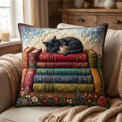 Healing Cat Quilted Pillow Case NCU0NTV923