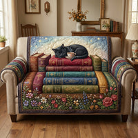 Healing Cat Quilted Sofa Cover NCU0NTV923
