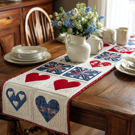 Heart of Liberty Quilted Table Runner NCU0PTT593