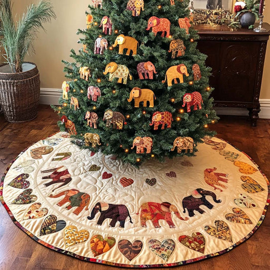 Heartfelt Moments Christmas Quilted Tree Skirt NCU0NNT083