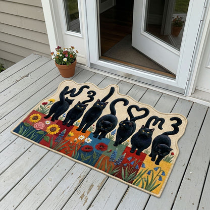 Cat Custom Shape Doormat NCU0QN090