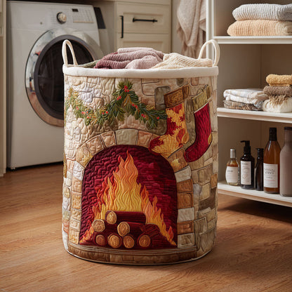 Hearth Glow Quilted Laundry Basket NCU0NTV768
