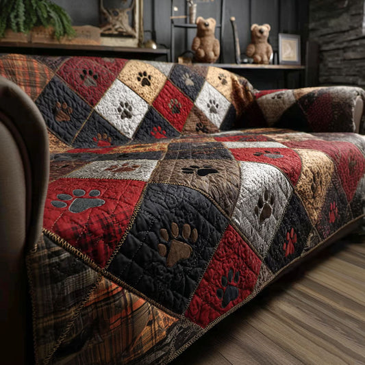 Hearthside Forest Story Quilted Sofa Cover NCU0PTT2823