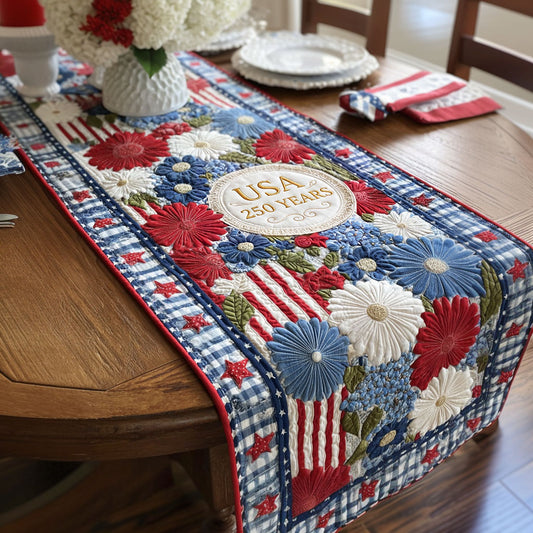 Hearthside Heritage Quilted Table Runner NCU0PTT3147