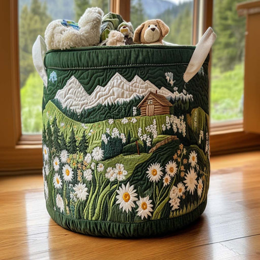 Hearthstone Home Quilted Laundry Basket NCU0NNT1602