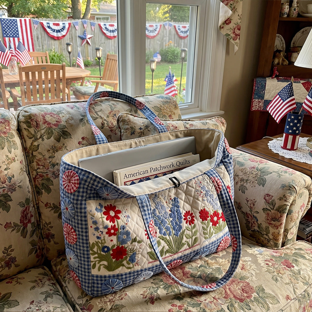 Heartland Harmony Quilted Classic Tote Bag NCU0PTT3169