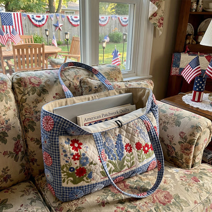 Heartland Harmony Quilted Classic Tote Bag NCU0PTT3169