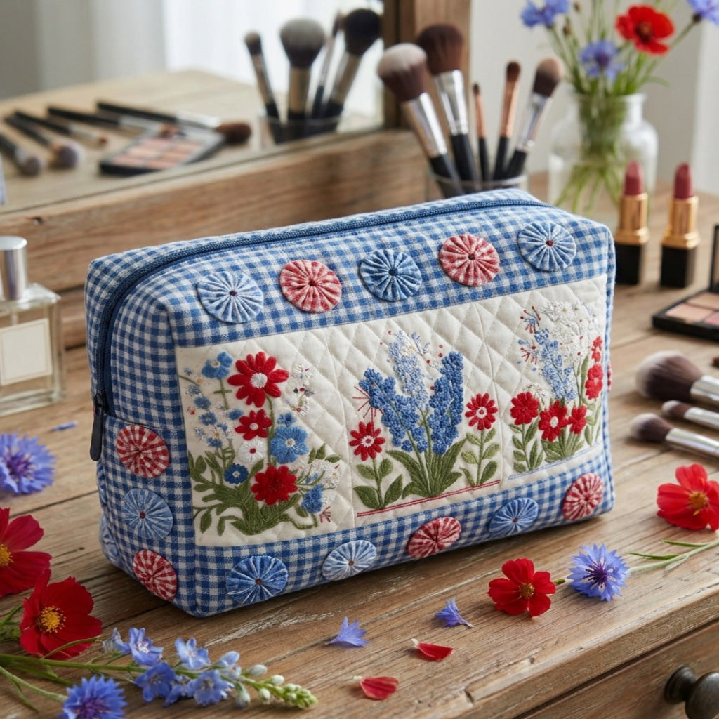 Heartland Harmony Quilted Makeup Bag NCU0PTT3169