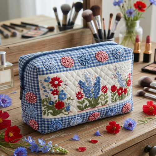 Heartland Harmony Quilted Makeup Bag NCU0PTT3169