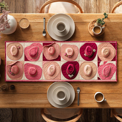 Heartland Hats Quilted Table Runner NCU0NTV818