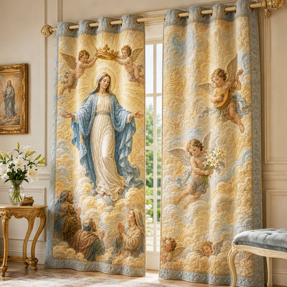 Heaven Queen Quilted Curtains NCU0NTD2111
